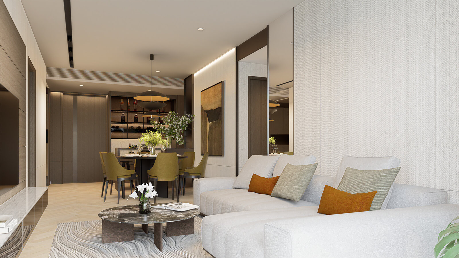 nội thất căn hộ taseco trung văn tố hữu