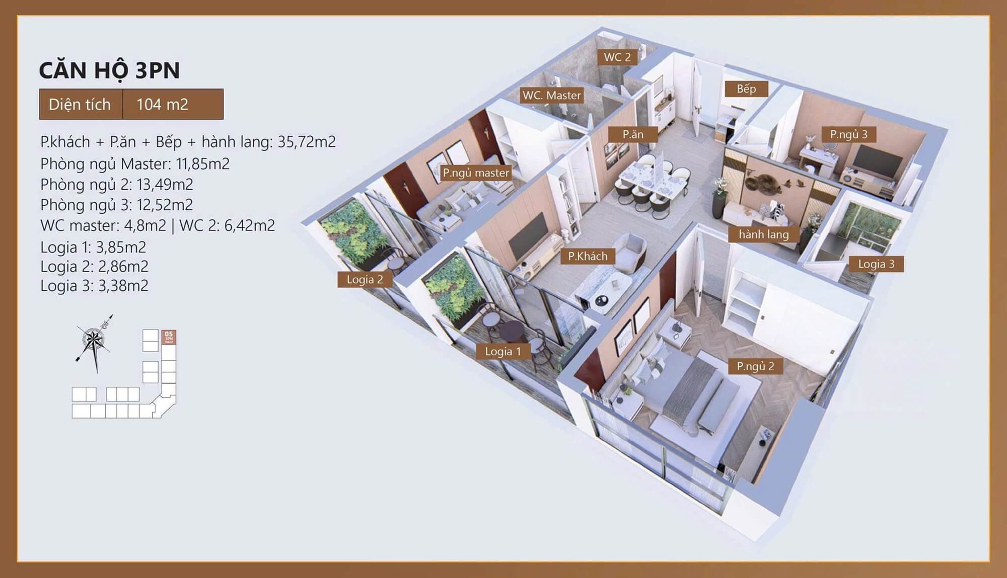 thiết kế căn hộ iconia lakeside 54 tố hữu