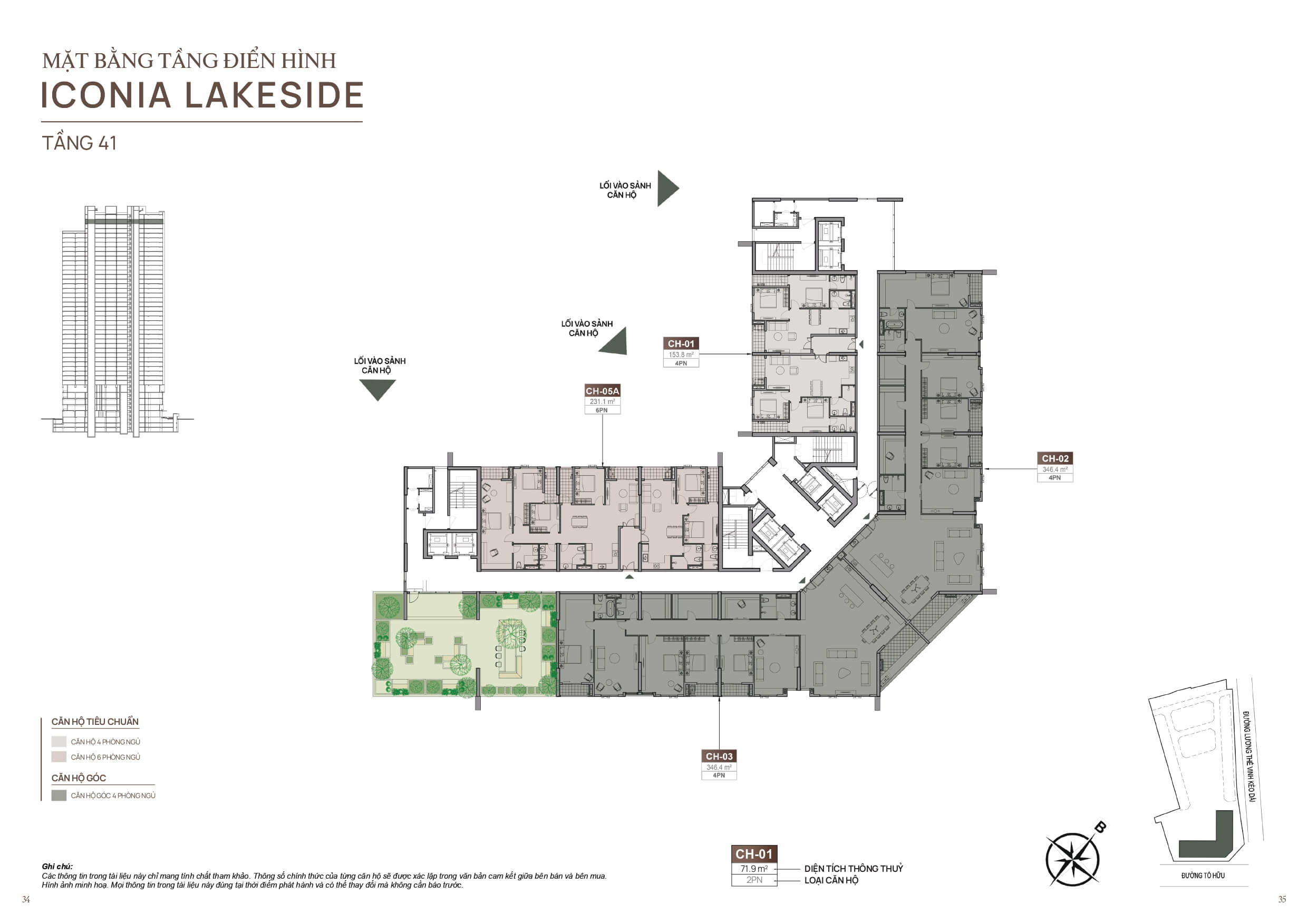 mặt bằng dự án chung cư iconia lakeside 54 tố hữu