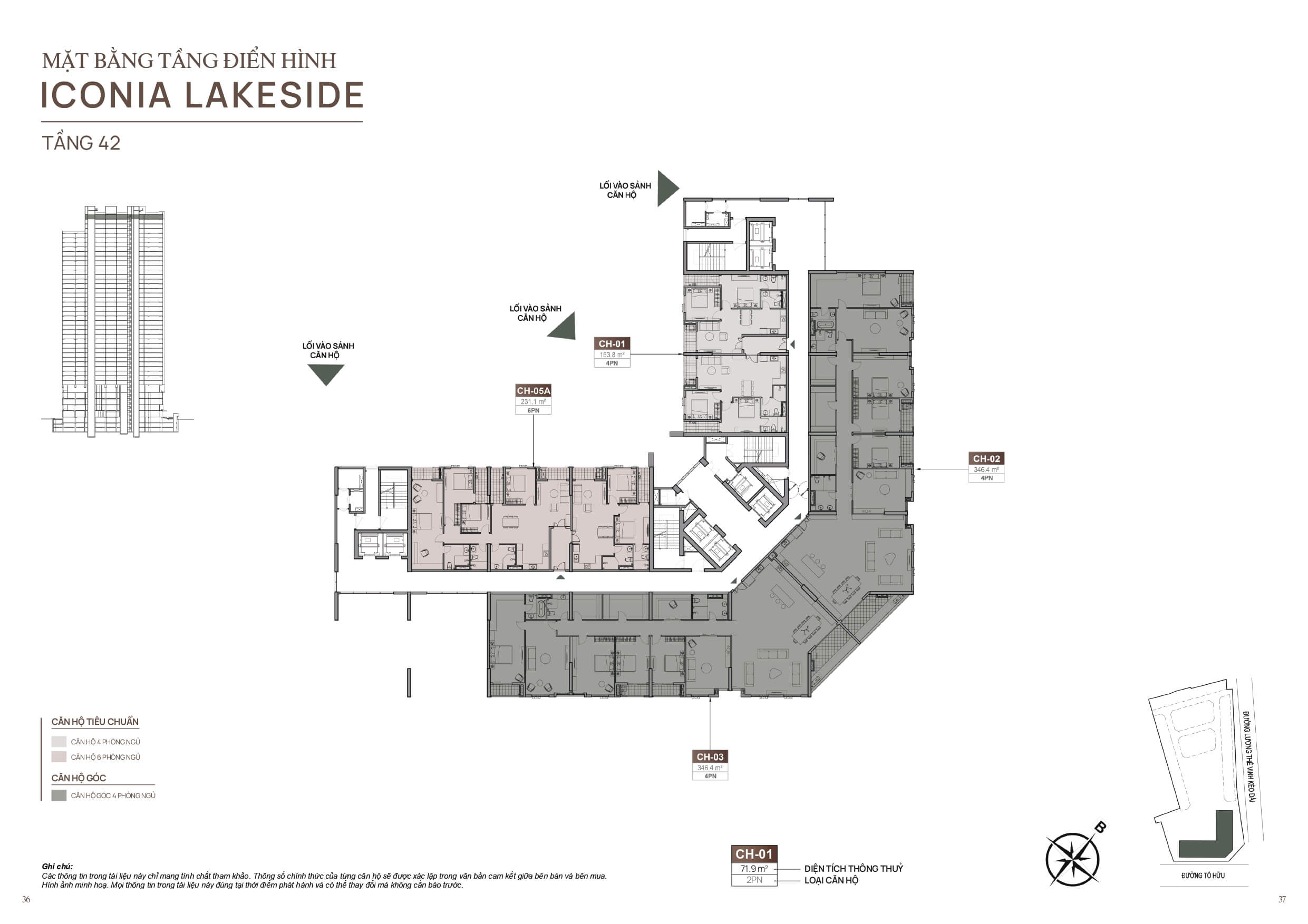 mặt bằng dự án chung cư iconia lakeside 54 tố hữu