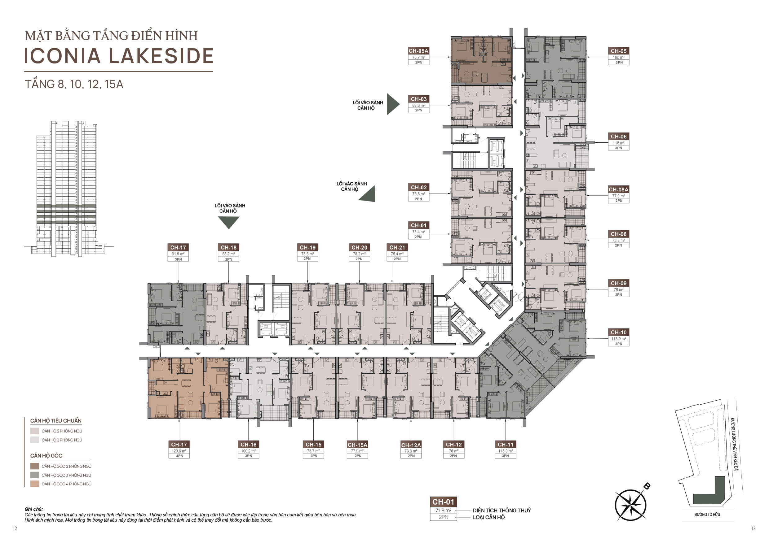 mặt bằng dự án chung cư iconia lakeside 54 tố hữu