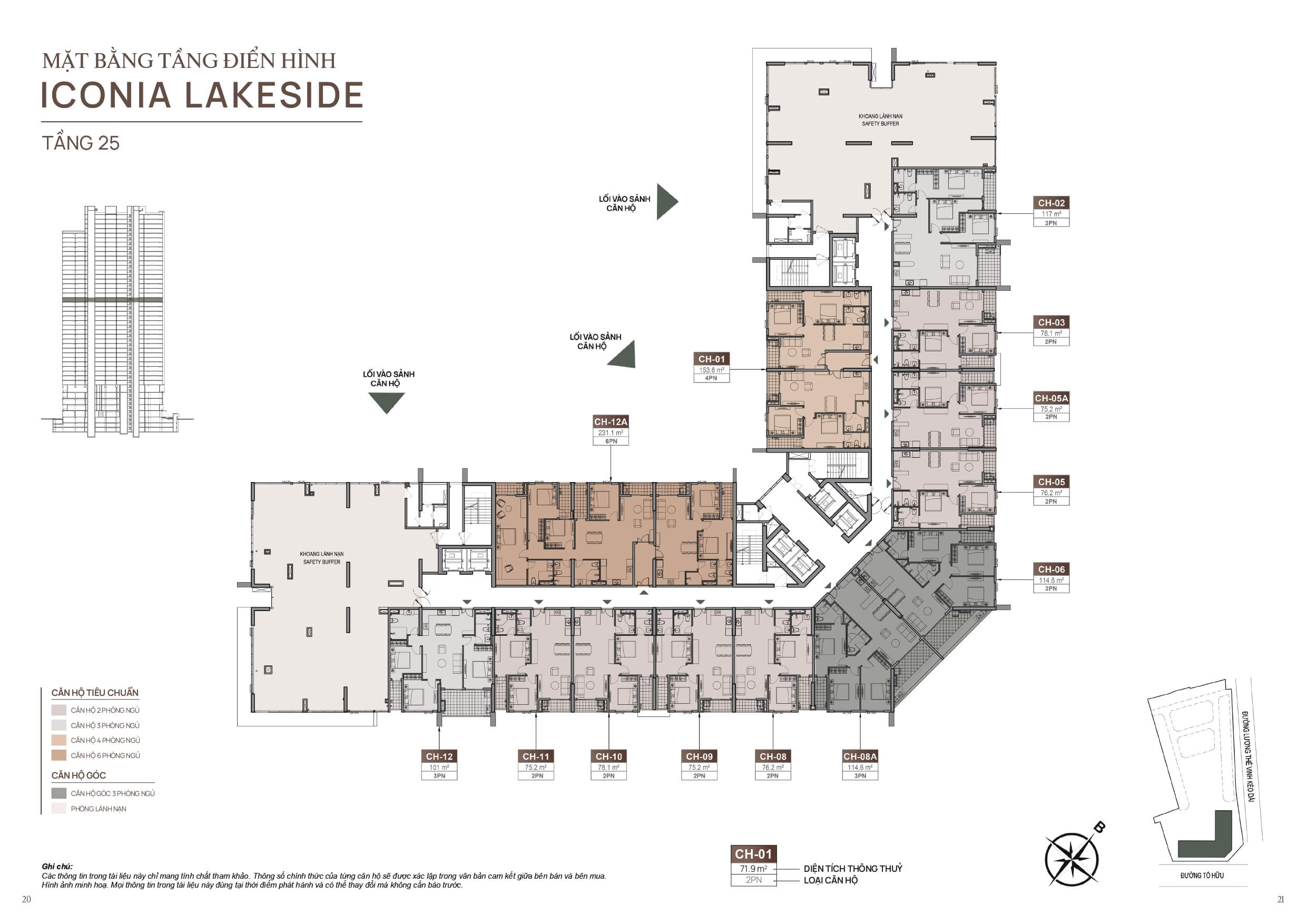 mặt bằng dự án chung cư iconia lakeside 54 tố hữu