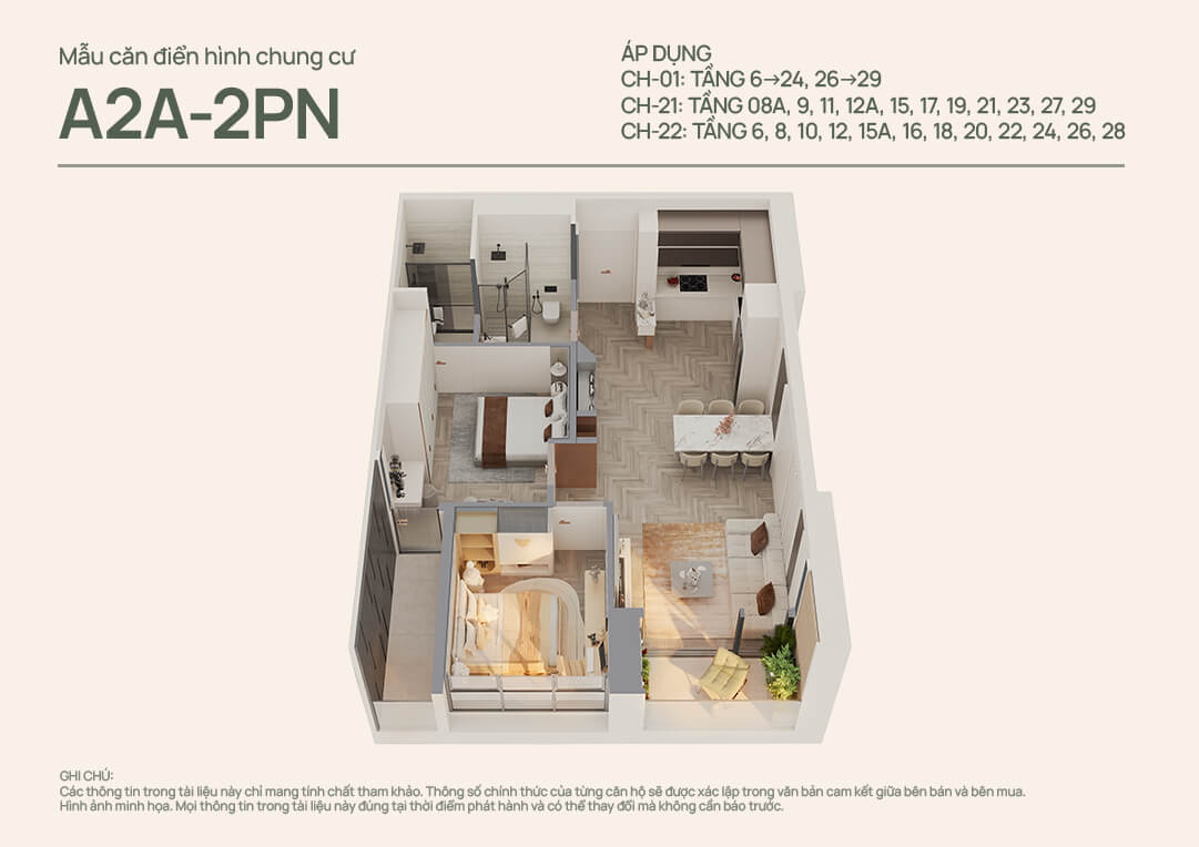 thiết kế căn hộ iconia lakeside 54 tố hữu